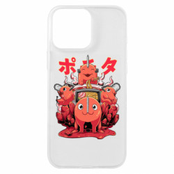 Чехол из раздела Человек-бензопила Pochita with noodles для Apple iPhone 16 Pro Max