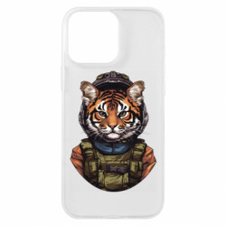 Чехол из раздела Тигр Тигр в военной форме арт для Apple iPhone 16 Pro Max