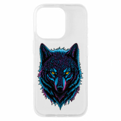 Чехол из раздела Волк Неоновый волк для Apple iPhone 16 Pro