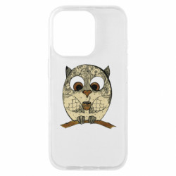 Чехол из раздела Любителям кофе Сова с кофе для Apple iPhone 16 Pro