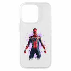 Чехол из раздела Человек-паук Железный человек паук для Apple iPhone 16 Pro - FATLINE Чехол из раздела Человек-паук Железный человек паук для Apple iPhone 16 Pro