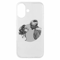 Чехол из раздела ВандаВижен Retro Wanda and Vision для Apple iPhone 16 - FATLINE Чехол из раздела ВандаВижен Retro Wanda and Vision для Apple iPhone 16