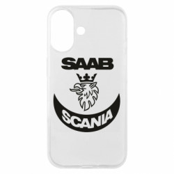 Чехол из раздела Грузовики Scania SAAB logo для Apple iPhone 16