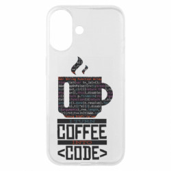 Чехол из раздела Любителям кофе Сoffee code для Apple iPhone 16
