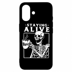 Чехол из раздела Любителям кофе Staying alive with coffee для Apple iPhone 16