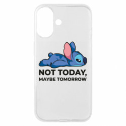 Чехол из раздела Лило и Стич Stitch not today для Apple iPhone 16 - FATLINE Чехол из раздела Лило и Стич Stitch not today для Apple iPhone 16