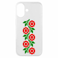 Чехол из раздела Вишиванки Українська вишивка для Apple iPhone 16 - FATLINE Чехол из раздела Вишиванки Українська вишивка для Apple iPhone 16