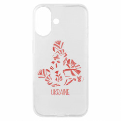 Чехол из раздела From Ukraine With Love Українські орнаменті квіти для Apple iPhone 16