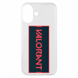 Чехол из раздела Valorant Valorant text для Apple iPhone 16
