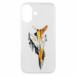 Чехол из раздела ShelganenOK Истребитель ф-16 для Apple iPhone 16 - FATLINE Чехол из раздела ShelganenOK Истребитель ф-16 для Apple iPhone 16