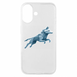 Чехол из раздела Волк Волк полигональный для Apple iPhone 16