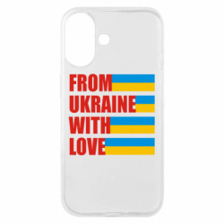 Чехол из раздела From Ukraine With Love With love from Ukraine для Apple iPhone 16
