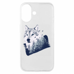 Чехол из раздела Волк Wolf and forest для Apple iPhone 16