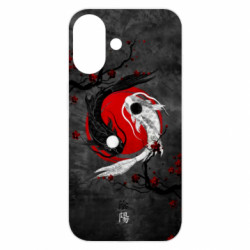Чехол из раздела Прикольные рисунки Yin Yang Fish для Apple iPhone 16 - FATLINE Чехол из раздела Прикольные рисунки Yin Yang Fish для Apple iPhone 16