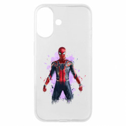 Чехол из раздела Человек-паук Железный человек паук для Apple iPhone 16 - FATLINE Чехол из раздела Человек-паук Железный человек паук для Apple iPhone 16