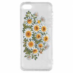 Чехол из раздела ShelganenOK Букет белых ромашек вышивка для Apple iPhone 5 - FATLINE Чехол из раздела ShelganenOK Букет белых ромашек вышивка для Apple iPhone 5