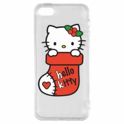 Чехол из раздела НОВЫЙ ГОД 2026 Christmas Hello Kitty для Apple iPhone 5 - FATLINE Чехол из раздела НОВЫЙ ГОД 2026 Christmas Hello Kitty для Apple iPhone 5