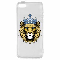 Чехол из раздела Тигр Лев в короне для Apple iPhone 5