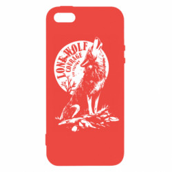 Чехол из раздела Волк Одинокий волк. Смелость и свобода для Apple iPhone 5