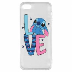 Чехол из раздела Лило и Стич Стич Love для Apple iPhone 5 - FATLINE Чехол из раздела Лило и Стич Стич Love для Apple iPhone 5