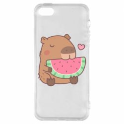 Чехол из раздела Капибара Capybara and Watermelon для Apple iPhone 5