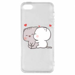 Чехол из раздела Кот Peach and Goma Cutie Cats для Apple iPhone 5 - FATLINE Чехол из раздела Кот Peach and Goma Cutie Cats для Apple iPhone 5