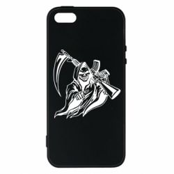 Чехол из раздела Черепа Grim Reaper для Apple iPhone 5 - FATLINE Чехол из раздела Черепа Grim Reaper для Apple iPhone 5