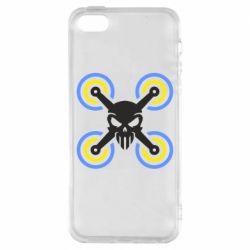 Чехол из раздела Операторы FPV Drone&skull для Apple iPhone 5S - FATLINE Чехол из раздела Операторы FPV Drone&skull для Apple iPhone 5S