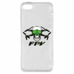 Чехол из раздела Операторы FPV FPV drone skull для Apple iPhone 5S - FATLINE Чехол из раздела Операторы FPV FPV drone skull для Apple iPhone 5S