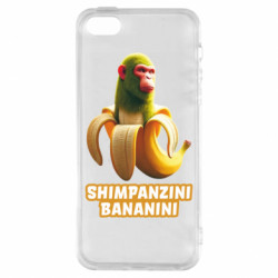 Чехол из раздела Мемы с нейросети SHIMPANZINI BANANINI для Apple iPhone 5S - FATLINE Чехол из раздела Мемы с нейросети SHIMPANZINI BANANINI для Apple iPhone 5S