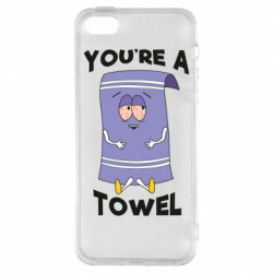 Чехол из раздела Мультфильмы You're A Towel для Apple iPhone 5S - FATLINE Чехол из раздела Мультфильмы You're A Towel для Apple iPhone 5S