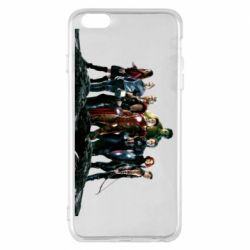 Чехол из раздела Мстители Avengers on the rock для Apple iPhone 6 Plus/6S Plus - FATLINE Чехол из раздела Мстители Avengers on the rock для Apple iPhone 6 Plus/6S Plus
