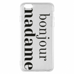 Чехол из раздела Прикольные надписи Bonjour Madame для Apple iPhone 6 Plus/6S Plus - FATLINE Чехол из раздела Прикольные надписи Bonjour Madame для Apple iPhone 6 Plus/6S Plus
