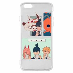 Чехол из раздела Человек-бензопила Команда Аки для Apple iPhone 6 Plus/6S Plus