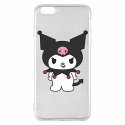 Чехол из раздела Onegai My Melody Куроми. Руки в боки для Apple iPhone 6 Plus/6S Plus - FATLINE Чехол из раздела Onegai My Melody Куроми. Руки в боки для Apple iPhone 6 Plus/6S Plus