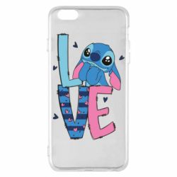 Чехол из раздела Лило и Стич Стич Love для Apple iPhone 6 Plus/6S Plus - FATLINE Чехол из раздела Лило и Стич Стич Love для Apple iPhone 6 Plus/6S Plus