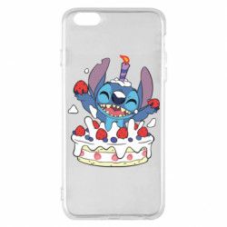 Чехол из раздела Лило и Стич Стич с праздничным тортом для Apple iPhone 6 Plus/6S Plus - FATLINE Чехол из раздела Лило и Стич Стич с праздничным тортом для Apple iPhone 6 Plus/6S Plus