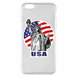 Чехол из раздела Авторские принты USA_New York для Apple iPhone 6 Plus/6S Plus - FATLINE Чехол из раздела Авторские принты USA_New York для Apple iPhone 6 Plus/6S Plus