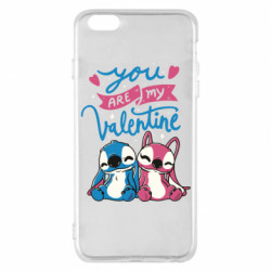 Чехол из раздела Лило и Стич Valentine Stitch для Apple iPhone 6 Plus/6S Plus - FATLINE Чехол из раздела Лило и Стич Valentine Stitch для Apple iPhone 6 Plus/6S Plus