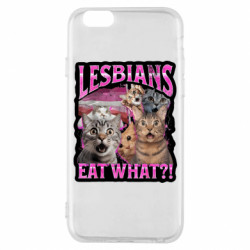 Чехол из раздела Мемы Lesbians eat what?! для Apple iPhone 6S - FATLINE Чехол из раздела Мемы Lesbians eat what?! для Apple iPhone 6S