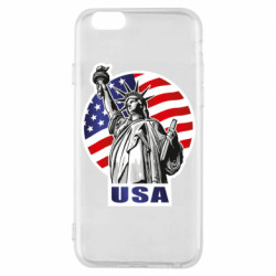 Чехол из раздела Авторские принты USA_New York для Apple iPhone 6S - FATLINE Чехол из раздела Авторские принты USA_New York для Apple iPhone 6S