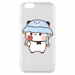 Чехол из раздела Bubu and Dudu Мишка с цветочком для Apple iPhone 6S - FATLINE Чехол из раздела Bubu and Dudu Мишка с цветочком для Apple iPhone 6S