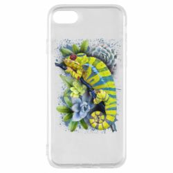 Чехол из раздела Авторские принты Collage with chameleon and succulents для Apple iPhone 7 - FATLINE Чехол из раздела Авторские принты Collage with chameleon and succulents для Apple iPhone 7