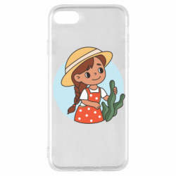 Чехол из раздела Авторские принты Милаха девочка в шляпе для Apple iPhone 7 - FATLINE Чехол из раздела Авторские принты Милаха девочка в шляпе для Apple iPhone 7