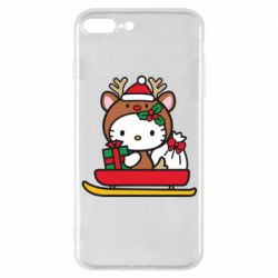 Чехол из раздела Hello Kitty Китти на санках для Apple iPhone 7 Plus - FATLINE Чехол из раздела Hello Kitty Китти на санках для Apple iPhone 7 Plus