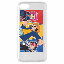 Чехол из раздела Скотт Пилигрим вступает в бой Скотт Пилигрим с Ножи Чау и Рамоной для Apple iPhone 7