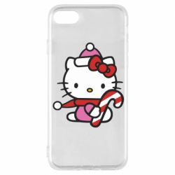 Чехол из раздела Hello Kitty Christmas Kitty with candy для Apple iPhone 8 - FATLINE Чехол из раздела Hello Kitty Christmas Kitty with candy для Apple iPhone 8