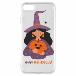 Чехол из раздела Авторские принты Happy Halloween! Девушка Ведьма для Apple iPhone 8 - FATLINE Чехол из раздела Авторские принты Happy Halloween! Девушка Ведьма для Apple iPhone 8