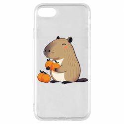 Чехол из раздела Капибара Капибара радуется апельсинам для Apple iPhone 8 - FATLINE Чехол из раздела Капибара Капибара радуется апельсинам для Apple iPhone 8