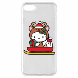 Чехол из раздела Hello Kitty Китти на санках для Apple iPhone 8 - FATLINE Чехол из раздела Hello Kitty Китти на санках для Apple iPhone 8
